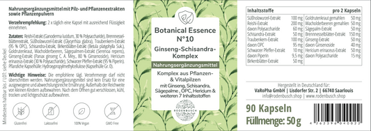 Nutrical Synergie N°10 + Botanical Essence N°10 + Botanical Essence N°11