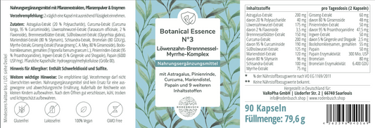 Nutrical Synergie N°2 + Botanical Essence N°3