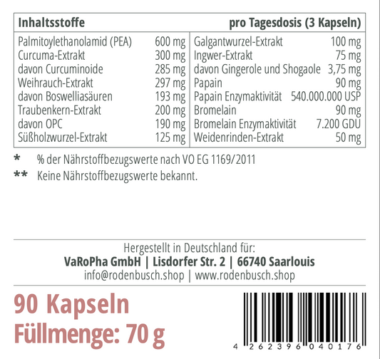 Botanical Essence N°4 | PEA-Bromelain-Weihrauch-Komplex