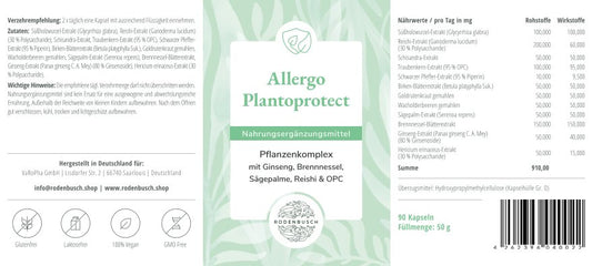Allergo Nutriprotect + Allergo Plantoprotect
