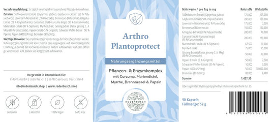 Arthro Nutriprotect + Arthro Plantoprotect + Arthro Planto AKUT