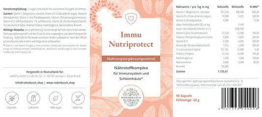 Immu Nutriprotect + Immu Plantoprotect
