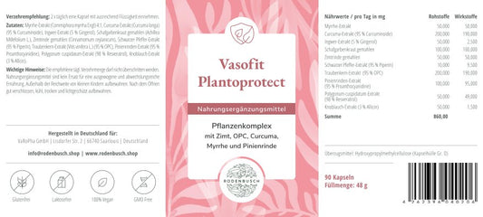 Vasofit Nutriprotect + Vasofit Plantoprotect